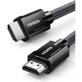 Ugreen HDMI 2.1-kabel, 8K 60Hz, 48Gb/s, 3m - Grå