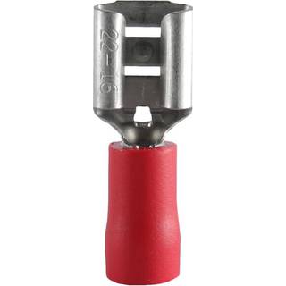 Nelco Röd, 6,3x0,8mm, 10st/frp