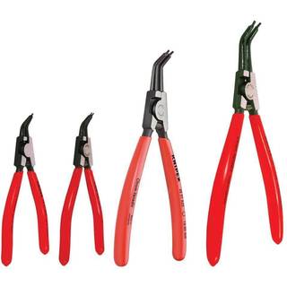 KNIPEX TOOLS - 4 stykker eksternt cirklip sæt 45 grader (9K001902US) rød