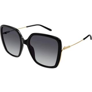 Chloé CH0173S 001 57 Solbriller Kvinder Black - Black - 57mm