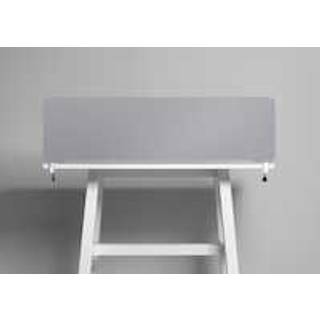 Lintex Edge Table bordskærmvæg 160x40cm koksgrå med mørkegrå liste