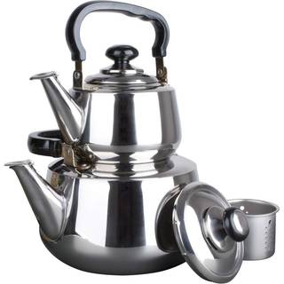 Aramco dobbelt te kedel 1.2/3L rustfrit st?l