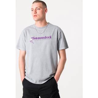Dancing Man Tee - Smoky Slate Pigment