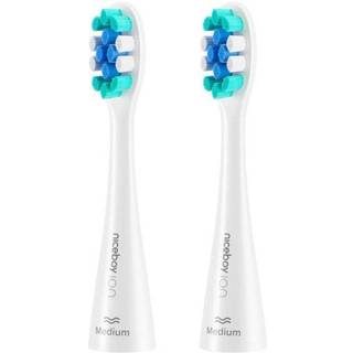 Niceboy Tandbørstehoveder Replacement head ION Sonic Medium white 2 pcs