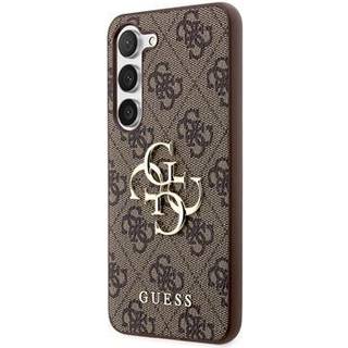 Guess 4G Big Metal Logo Samsung Galaxy S23 5G Hybrid Cover - Brun