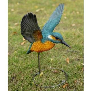 Hi-line gave flyvende kingfisher statue bl?; Orange