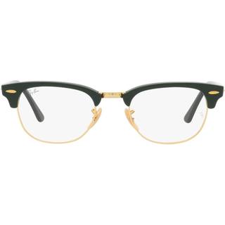Ray-Ban RX5154 Clubmaster 8233 49 Briller Mænd Grøn - Green on Gold - 49mm