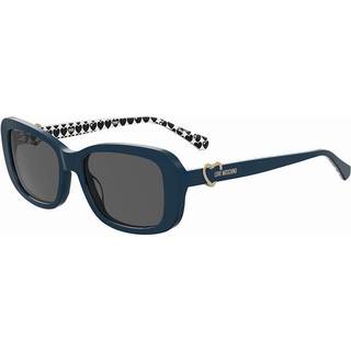 Moschino Love MOL060/S PJP/IR 55 Solbriller Kvinder Blue - Blue - 55mm