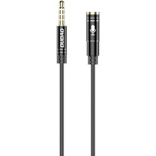 Dudao - Audio Extension Cable L11S 3 5mm AUX 1m Black