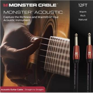 Monster Cable Prolink Acoustic 12FT Instrument Cable 3,6 m Lige - Lige Instrumentkabel