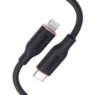 Anker 641 USB-C to Lightning Cable (Flow, Silicone) 3ft / Midnight Black