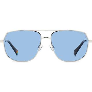 Polaroid PLD 6195/S/X Polarized 010/C3 58 Solbriller Mænd Silver - Palladium Silver - 58mm