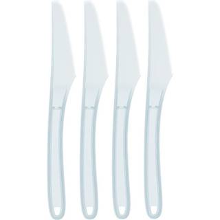 Plastkniv Nordiska Plast ECO, transparent, 18 cm, 4-pak