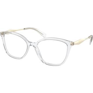 Prada Kvinde PR 02ZV 2AZ1O1 Optiske stel Acetat Transparent Transparent Sommerfugl Normal