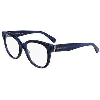 Longchamp LO2714 430 52 Briller Kvinder Tortoiseshell - Blue Tortoise - 52mm
