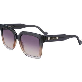 Liu Jo Kvinde LJ771S 033 Solbriller Acetat Grå Violet Firkantet Normal Skygge