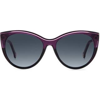Carolina Herrera HER 0142/S MW2/9O 56 Solbriller Kvinder Purple - Transparent Glitter Violet - 56mm