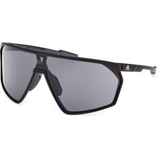 Adidas Sport Mand SP0073 PRFM SHIELD 02A Solbriller Plast Sort-opaque Grå Maske Normal