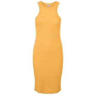 NMMAYA S/L HALTER NECK DRESS - Amber Yellow - XS