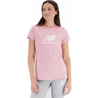 New Balance Dame Basis Stacked Logo T-shirt Hazy Rose