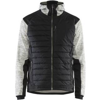 Blåkläder 593021179099XL Hybrid jakke grå flettet / sort Stl XL