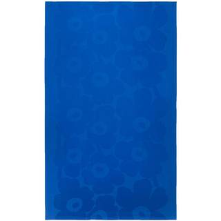 Marimekko Unikko Dug 140x250 Cm - Duge & Bordløbere Bomuld Blå - 072564-500