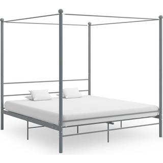 sengestel til himmelseng 180x200 cm metal sort