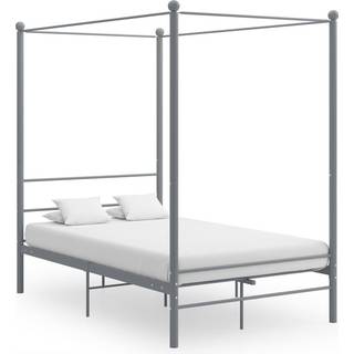 sengestel til himmelseng 140x200 cm metal grå
