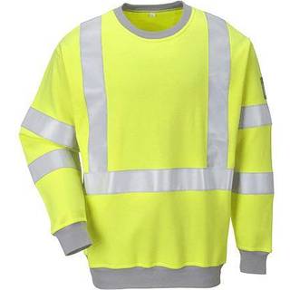 FR Antistatisk hi-vis sweatshirt - Gul (Størrelse: XL)