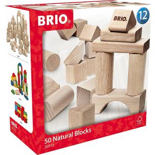 BRIO 30113 Sæt m. 50 Klodser