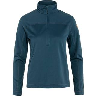 Fjällräven Women's Abisko Lite Fleece Half Zip Fleecesweatere Damer størrelse M farve blå