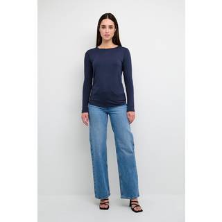 My Essential Wardrobe 18 The Modal Blouse Toppe & T-Shirts 10703600 Total Eclipse (XSMALL)
