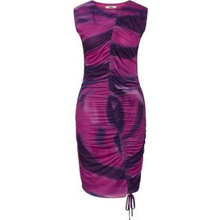 MelaBZCrinckle dress - Pink AOP