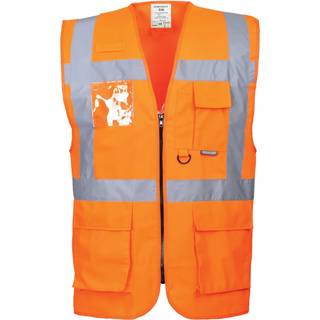 PW3 hi-vis Excutive vest - Orange (Størrelse: 5XL)
