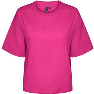 PIECES dame t-shirt PCLUNA - Beetroot Purple - XS