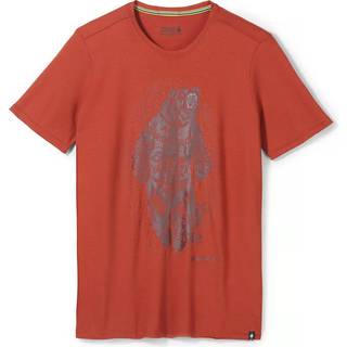 Smartwool Always Explore Slim Fit T-shirt S - Herre, Komfortabel Merinould, Orange