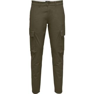 Next Cargo Pants - Olive Night - Herre - 28/30 - Only & Sons