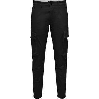 Next Cargo Pants - Sort - Herre - 30/34 - Only & Sons