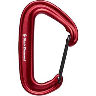 Black Diamond MiniWire Carabiner Red, OneSize