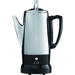 C3 Perkolator rustfrit stål 6kp Rustfrit stål