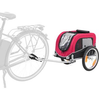 Rød Cykelvogn til Hund - Large