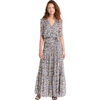 Veronica Beard Floral silk maxi dress - multicoloured - XXXS
