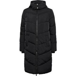 Pieces - Sort - Pcjamilla Long Puffer Jacket Noos B - Small