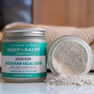 Adzuki Micrograin organic facial scrub: Ansigtsskrubbe/-maske tør hud, hudorme, akne