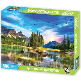 Springboks 500 stykker Jigsaw Puzzle Spirit Island - Made in USA