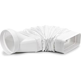 Silverline Aftrækskanal Rund/ Flad, Flexsystem, 150/89x222mm Tilbehør Til Emhætter