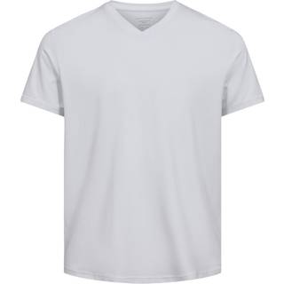 Panos Emporio Bamboo V-neck Tee - White - X-Large