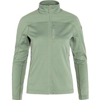 Fjällräven Women's Abisko Lite Fleece Jacket Fleecejakke Damer størrelse L farve turkis