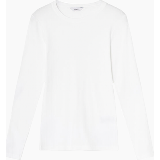 Enally LS O-N Tee - Bright White - Envii - Hvid XS