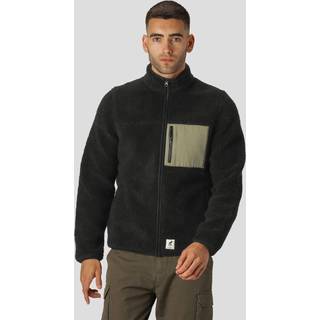 Fat Moose Hugh Fleece Jakke Sort - 3XL